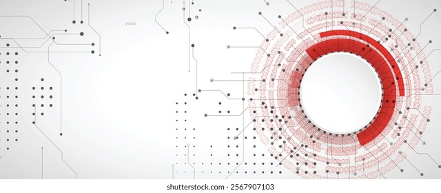 Abstract structure circuit computer  technology business and science background