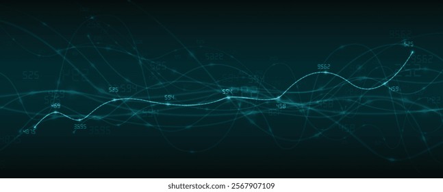 Abstract structure circuit computer  technology business and science background