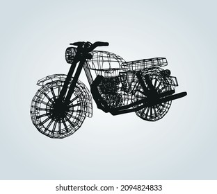 abstract structure of vehicle for illustration