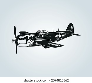 abstract structure of war plane for illustration