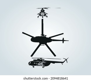 abstract structure of war plane for illustration