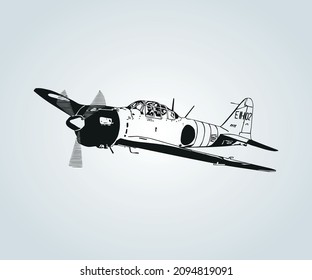 abstract structure of war plane for illustration