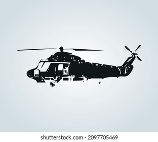 Estructura abstracta del avión de guerra para ilustración