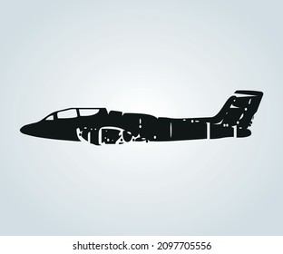 Abstract structure of war plane for illustration