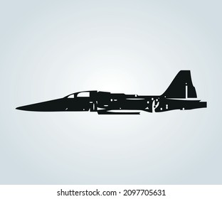 Abstract structure of war plane for illustration