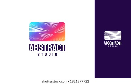 Abstract Studio Logo design. Abstract shape. Vector illustration