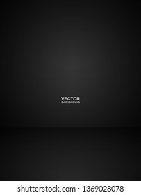 Abstract. studio,room spotlights modern design black background. for display of content design. for advertise product. Vector.