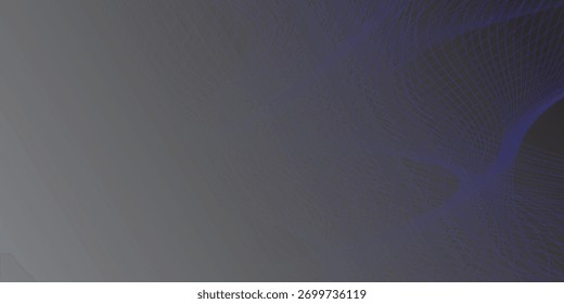 Abstract Stunning contour line pattern art. The arrangement of wavy lines forms an elegant abstract art.