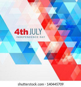 abstract style 4th of july american independence day background