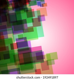 Abstract Style Background, colorful digital illustration.
