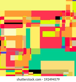 Abstract Style Background, colorful digital illustration.