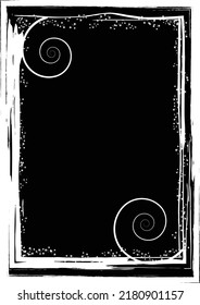 Abstract style background image with white lines on black