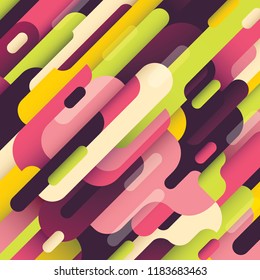 Fondo de estilo abstracto en varios colores. Ilustración del vector