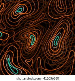 Abstract style based of Australian Aboriginal art. Vector geometric background pattern. Ethnic style.