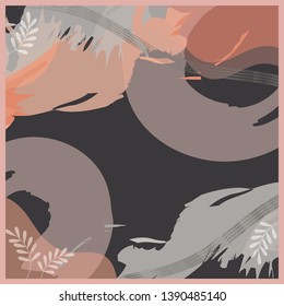 abstract style design background on black color