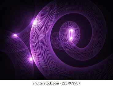 Abstract style. Dynamic purple movement twirl light background. vector illustration.