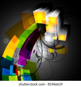 abstract style eps10 vector background