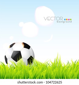 abstract style football design vector