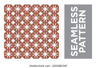 Abstract Style Geometric Seamless Pattern Simple Print Vector Repeating Texture