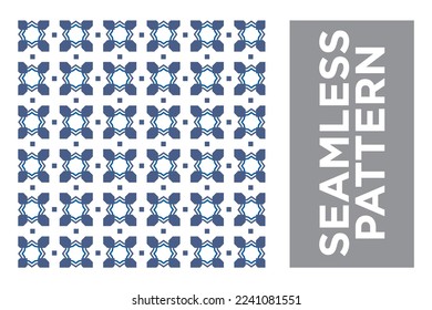 Abstract Style Geometric Seamless Pattern Simple Print Vector Repeating Texture