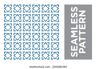 Abstract Style Geometric Seamless Pattern Simple Print Vector Repeating Texture