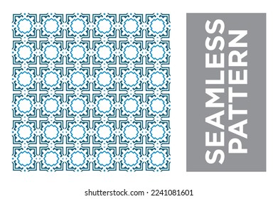 Abstract Style Geometric Seamless Pattern Simple Print Vector Repeating Texture