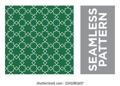 Abstract Style Geometric Seamless Pattern Simple Print Vector Repeating Texture