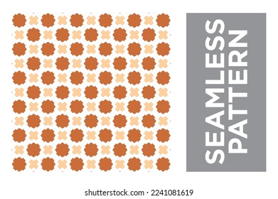 Abstract Style Geometric Seamless Pattern Simple Print Vector Repeating Texture
