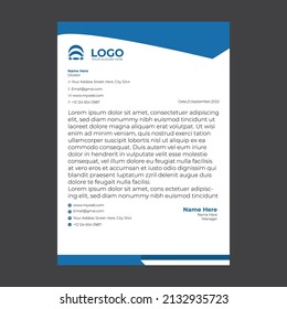 

Abstract Style Gradient Color Letterhead Template Stock Vector - Illustration of casual, stationary