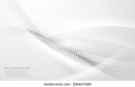Abstract style halftone concept for your graphic design. technology network Vector illustration.