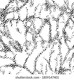 Abstract style halftone design background vector