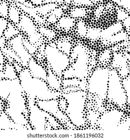 Abstract style halftone design background vector