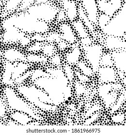 Abstract style halftone design background vector