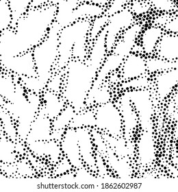 Abstract style halftone design background vector