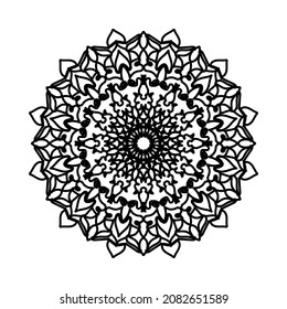 Abstract Style Indian Mandala Decoration. EPS 10