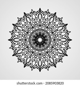 Abstract Style Indian Mandala Decoration 