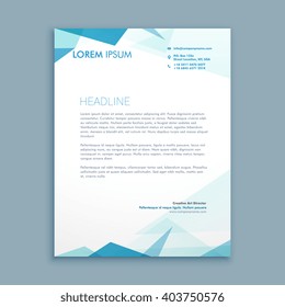 Abstract Style Letterhead