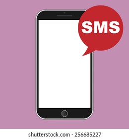 Abstract style modern gadgets with blank screen. Template for any content