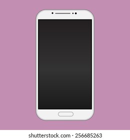 Abstract style modern gadgets with blank screen. Template for any content