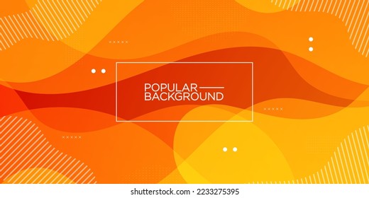 abstract style orange bright background .colorful orange design. simple and modern with screen layered 3d concept.Eps10 vector
