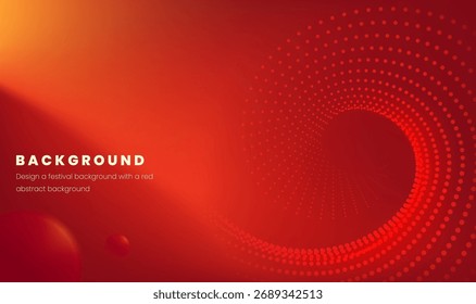 Abstract style red horizontal plate background illustration