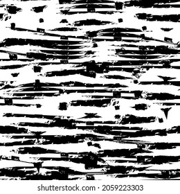 Abstract style seamless texture. Hand drawn chaotic paint smears pattern. Contemporary surface print. Freehand modern background. Handdrawn artistic design wallpaper. Vector art