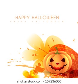 abstract style spooky halloween illustration