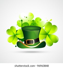 abstract style st. patrick's day vector illustration