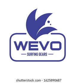 Abstract style of wave logo vector illustration describes dynamic and sporty character of a company or product, can be used as sport club logo, company identity, outdoor gear shop
