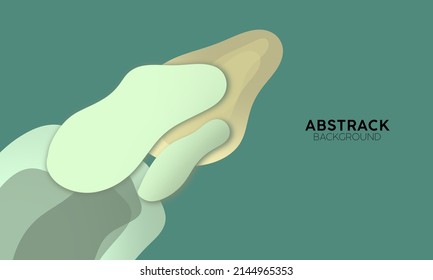 Abstract style wavy background design in color. Vector illustration.