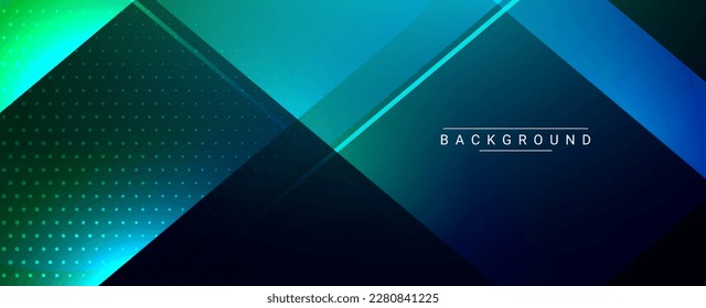 Abstrakter, attraktiver, geometrischer Design-Hintergrund, Vektorgrafik