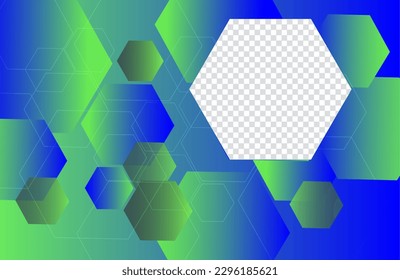 Abstrakter, attraktiver, sechseckiger, geometrischer Hintergrund