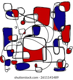 Abstract stylish background hand drawing. abstract background