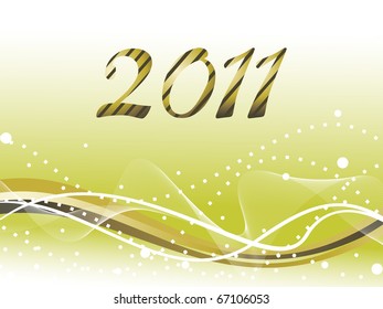 fondo abstracto y elegante para el nuevo año 2011
